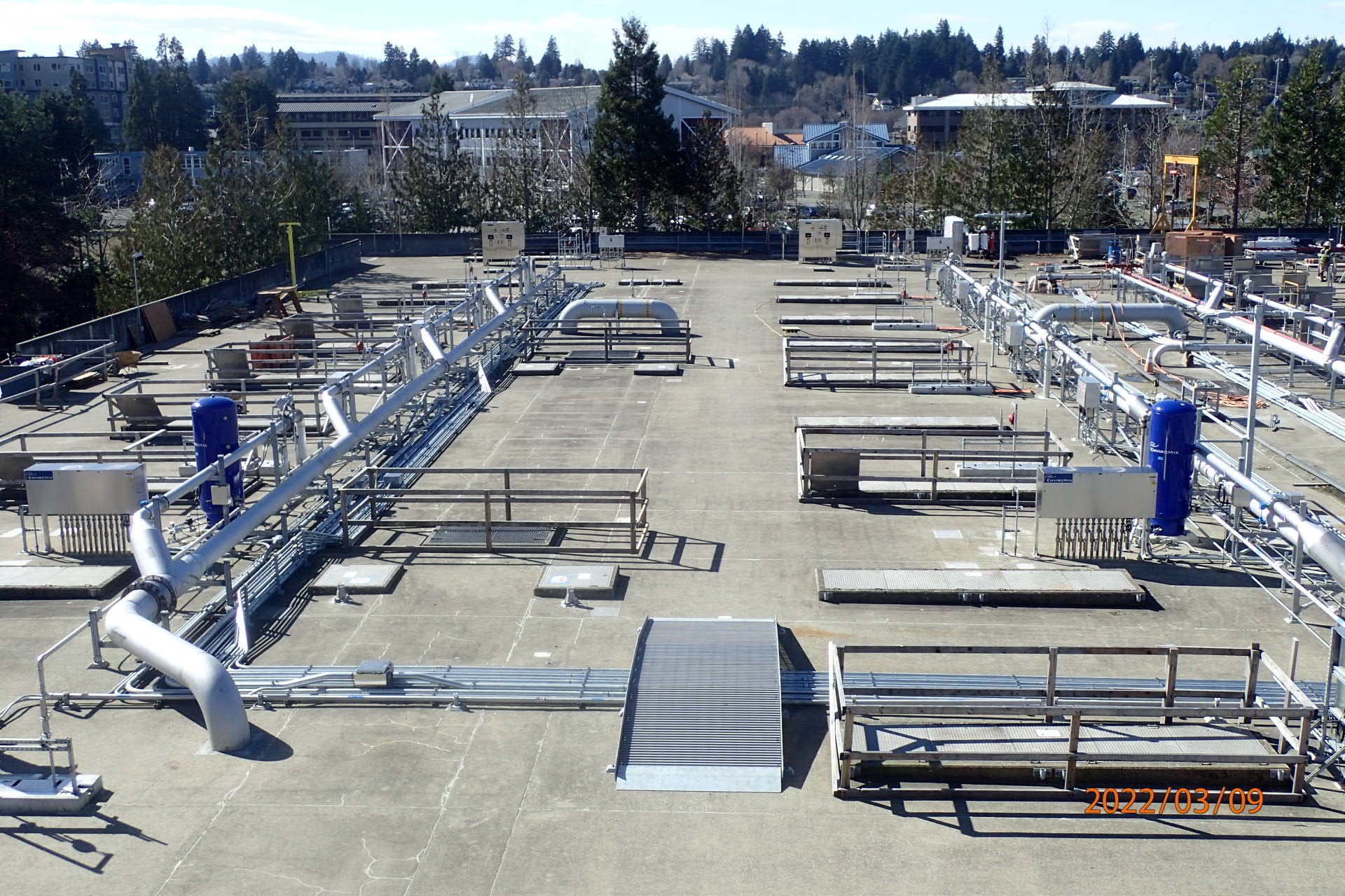 Deck of Biological Nutrient Removal Treatment Basin