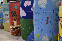 City of Richmond's Stormwater Utility, RVAH2O Rain Barrel Painting Program 2